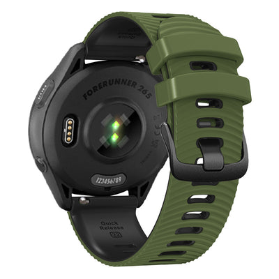 Correa de Silicona Bicolor con Efecto Agua para Reloj Inteligente 22mm - Image 8