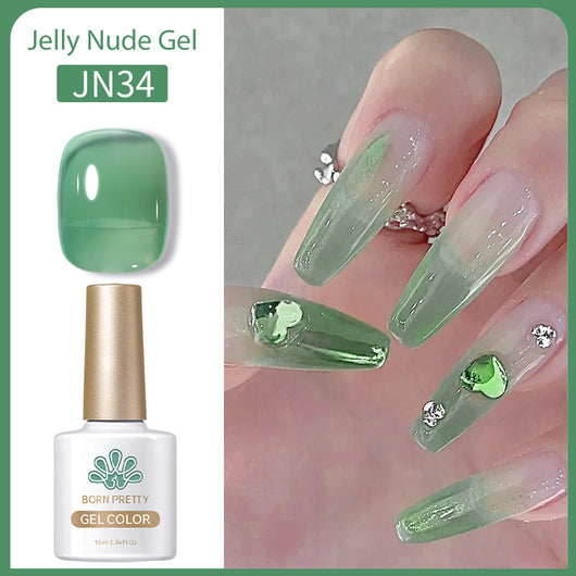 Esmalte de Uñas Gel UV Transparente Efecto Gelatina Fotocurable - Image 39