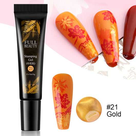 Kit de Adhesivo Fluorescente para Diseño de Uñas con Plantillas de Transferencia - Image 4