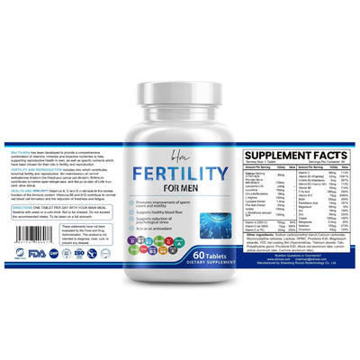 Tabletas para la Fertilidad Masculina - 60 Comprimidos - Image 2