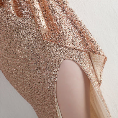 Vestido de Gala Reina Aura con Lentejuelas Largas - Image 9