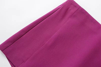 Shorts Vintage Cintura Alta con Abertura Frontal - Image 6