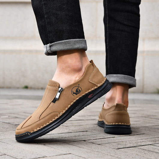 Zapatos Casuales de Cuero con Cordones para Hombre - Estilo Outdoor - Image 17