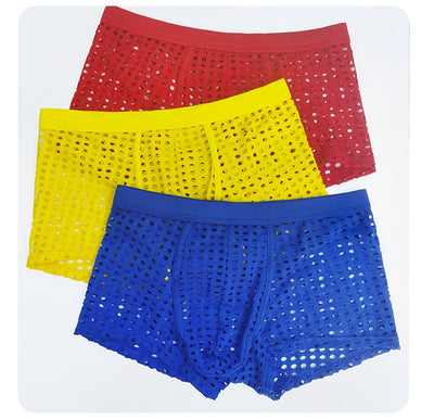 Bóxer Deportivo de Malla Transpirable para Hombre Talla Grande - Image 15