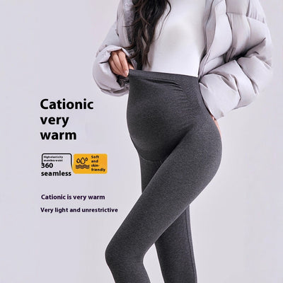 Leggings Térmicos Elásticos para Embarazo Talla Grande - Image 4
