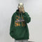 Sudadera Hip Hop Dragon con Collar Integrado