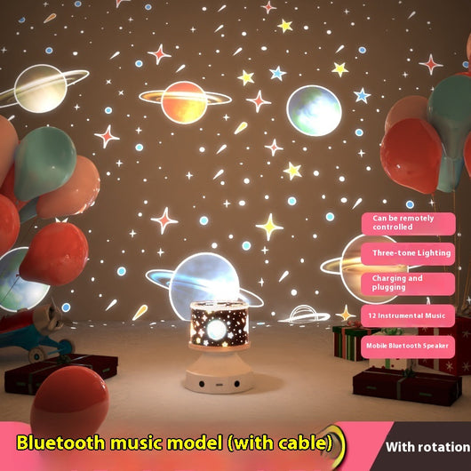 Lámpara Proyectora de Estrellas con Bluetooth y Luz Luminosa - Image 12