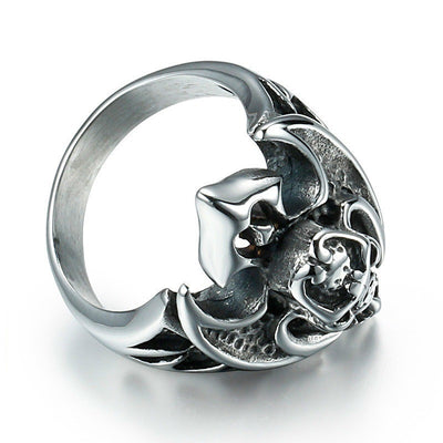 Anillo de Calavera Punk Retro - Joyería de Personalidad Audaz - Image 4