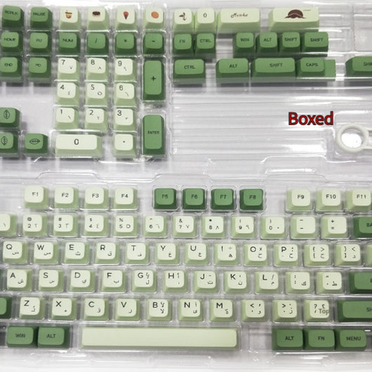 Teclado Mecánico 124 Teclas Matcha - Keycaps PBT Sublimados - Image 22