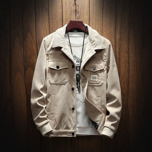 Chaqueta Casual con Solapa - Diseño Versátil para Hombre Otoño - Image 3