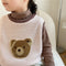 Chaleco Infantil de Oso Acolchado Estilo Coreano para Niños y Niñas