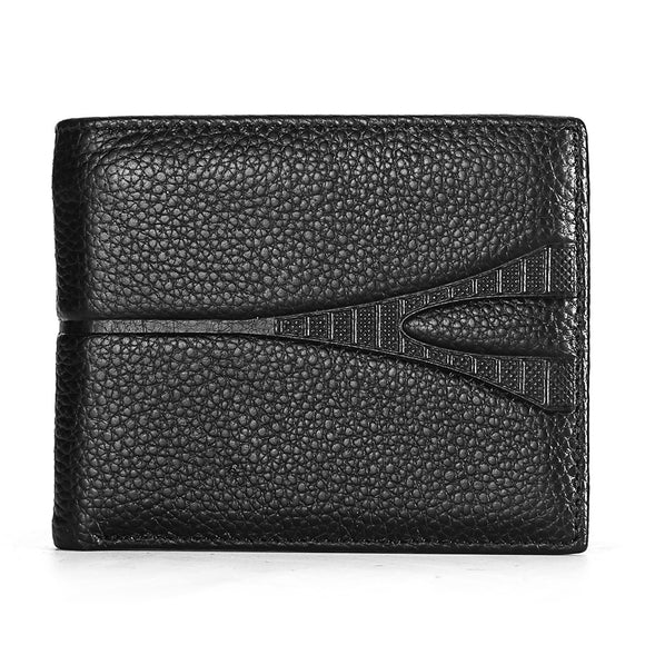 Billetera de Cuero Retro Versátil - Diseño Horizontal y Vertical