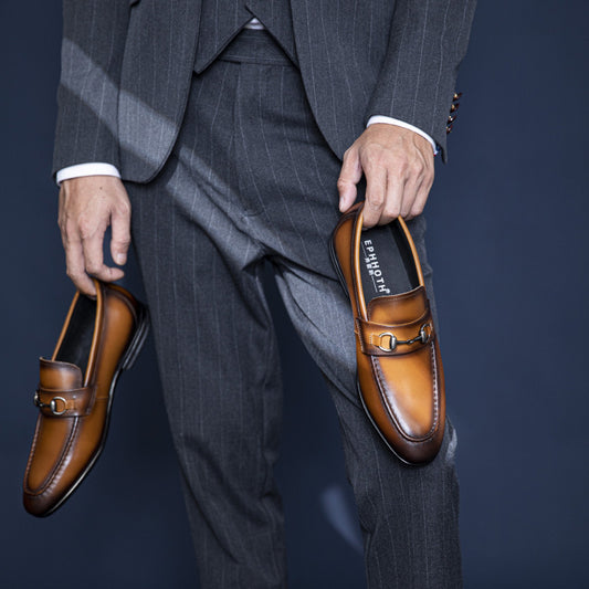 Zapatos de Cuero Artesanales para Hombre - Elegancia Formal de Negocios