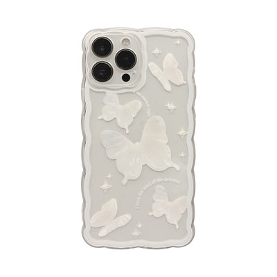 Funda Transparente Mariposa Moderna para Celular Mujer - Image 4