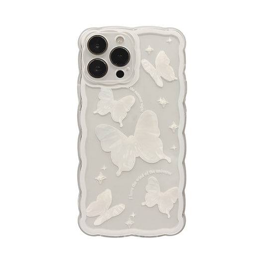 Funda Transparente Mariposa Moderna para Celular Mujer - Image 4