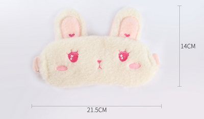 Antifaz Suave con Diseño de Conejito y Corazón - Máscara para Dormir Adorable - Image 6
