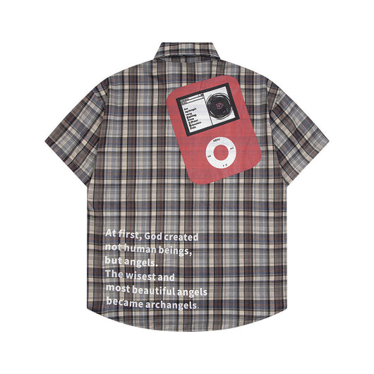 Camisa a Cuadros de Manga Corta para Hombre - Estilo Versátil