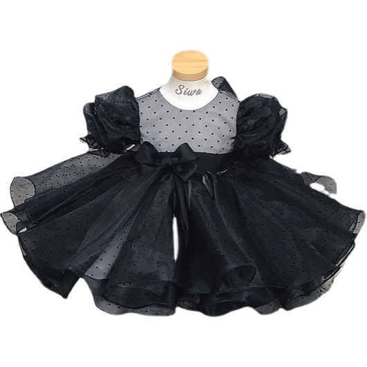 Vestido Princesa Niña Negro Tutú Esponjoso - Image 11
