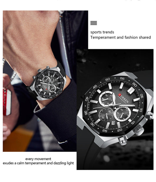 Reloj Deportivo Impermeable para Hombre con Seis Manecillas - Image 28