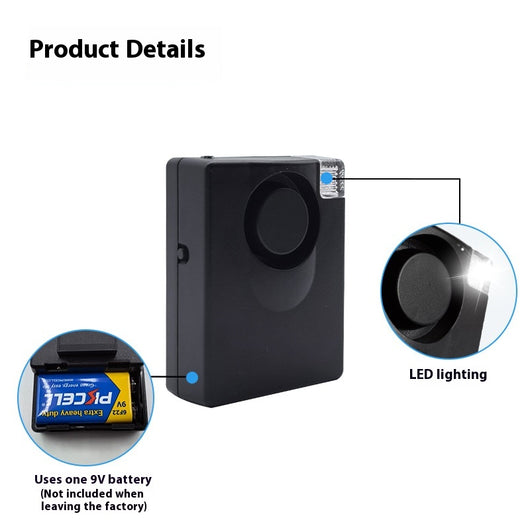 Alarma Personal Antirrobo Portátil Negro - Image 3