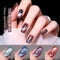 Esmalte de Uñas Gel Ojo de Gato Reflectante con Efecto Diamante