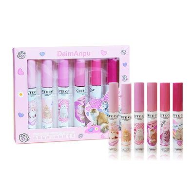 Set de 6 Brillos Labiales Espejo con Efecto Agua Natural - Image 5
