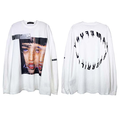 Camiseta Manga Larga Retrato Urbano para Hombre - Image 8