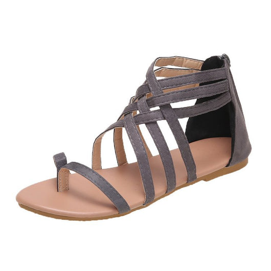 Sandalias Romanas con Tiras Cruzadas - Estilo Europeo Minimalista - Image 5