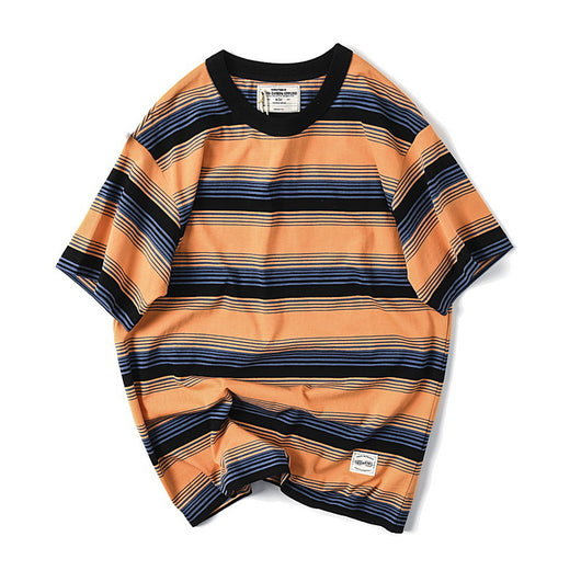 Camiseta Manga Corta a Rayas para Hombre - Algodón Premium - Image 6