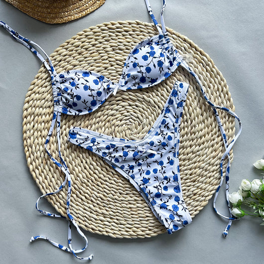 Bikini Europeo con Cordones y Abertura - Traje de Baño Moderno para Mujer - Image 8