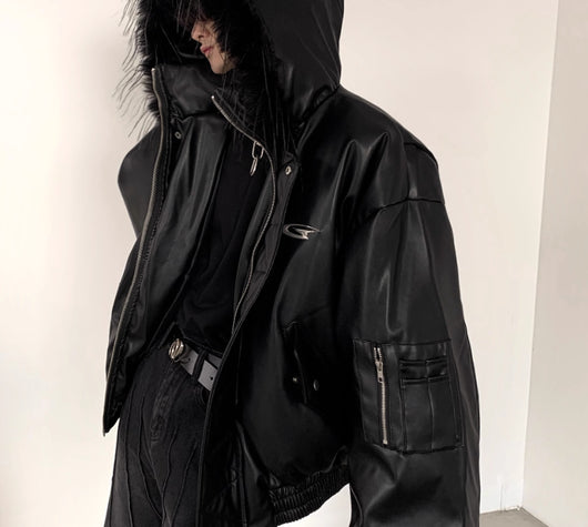 Chaqueta Acolchada con Cuello de Pelaje Diseño Exclusivo - Image 11