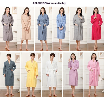 Bata de Toalla Absorbente Unisex - Pijama Cómodo para Hombre y Mujer - Image 31