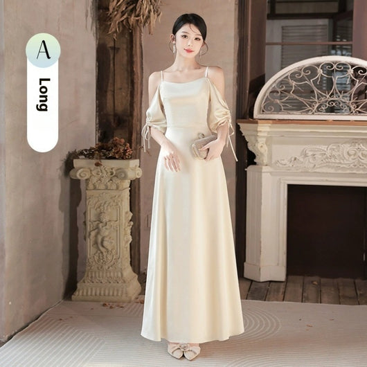 Vestido de Champagne Nicho Lujo para Verano - Image 11