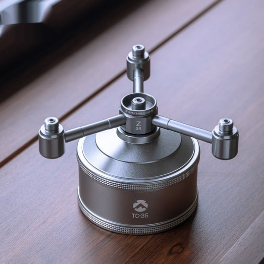 Adaptador de Luz Ambiental para Tanque de Gas - Lámpara Camping 4 Articulaciones