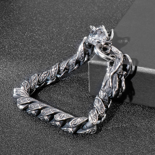 Pulsera Masculina de Acero Titanio con Doble Cierre Personalizado - Image 6