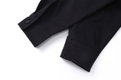 Camisa Gótica Suelta de Manga Larga para Hombre con Bolsillos de Cinta - Image 15