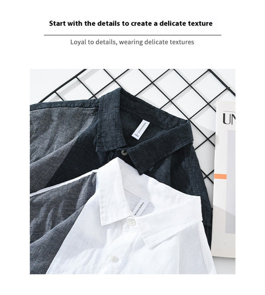 Camisa Manga Larga con Contraste de Colores para Hombre - Image 15