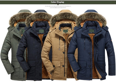 Abrigo Militar Grueso Forrado en Fleece para Hombre - Image 8