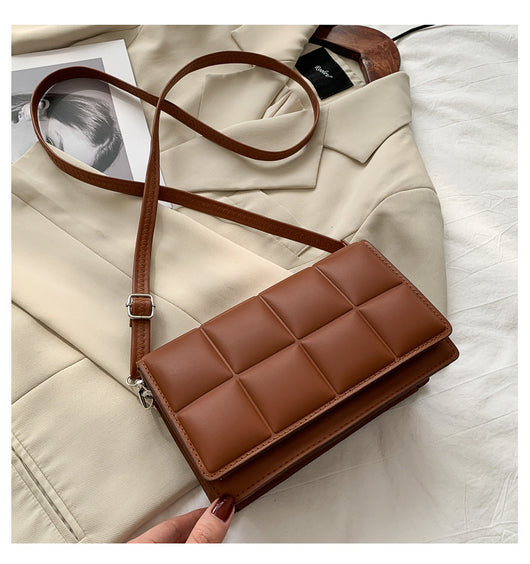 Bolsa Mensajera Portátil a Cuadros Grande - Image 19