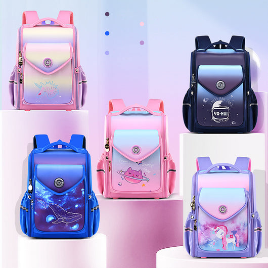 Mochila Escolar Ergonómica Impermeable de Gran Capacidad