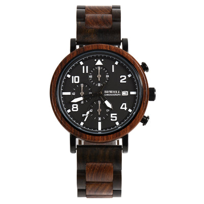Reloj de Madera para Hombre con Seis Agujas Multifuncional - Image 7