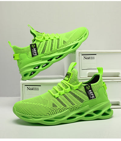 Zapatillas Deportivas Cómodas Estilo Coreano Talla Grande Hombre Malla Transpirable - Image 10