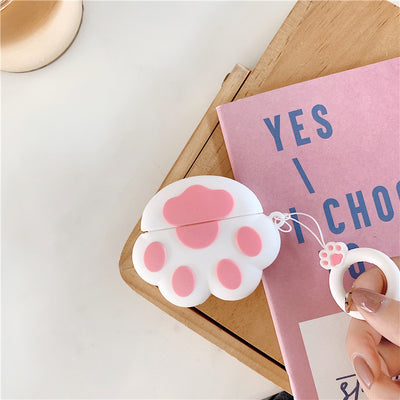 Funda Protectora para Auriculares con Diseño de Patitas de Gato en Relieve - Image 6