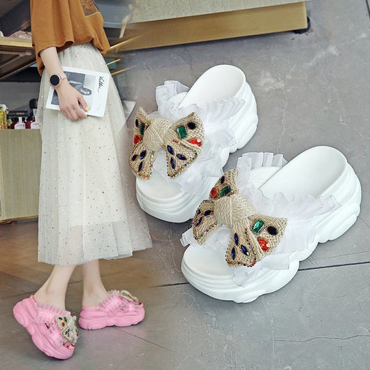 Sandalias Plataforma para Mujer con Moño - Versátiles y Cómodas - Image 18