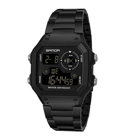 Reloj Deportivo LED Multifunción Resistente al Agua con Banda de Acero - Image 6