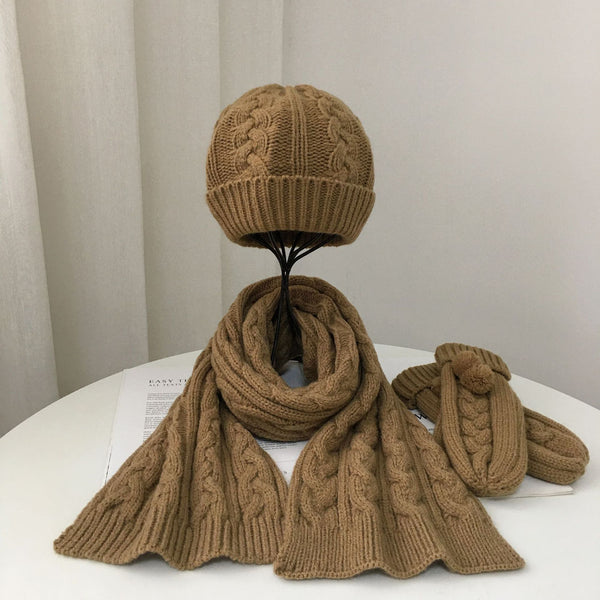 Gorros de Lana Cálidos para Padres e Hijos - Image 14