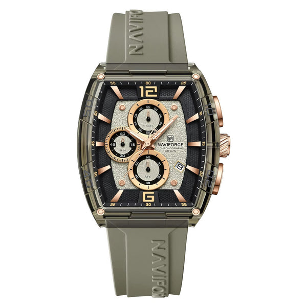 Reloj Deportivo Hombre Cuarzo Correa Silicona Resistente al Agua Luminoso