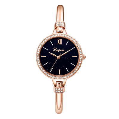 Reloj de Acero Inoxidable para Mujer - Juego de Cuatro Piezas de Tendencia Actual - Image 8