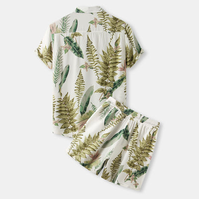 Conjunto de Shorts Casual con Estampado para Hombre Joven - Dos Piezas - Image 4