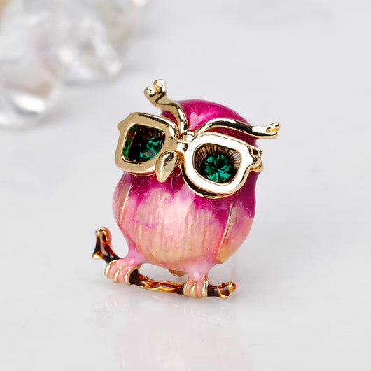 Broche de Búho con Gafas - Image 12